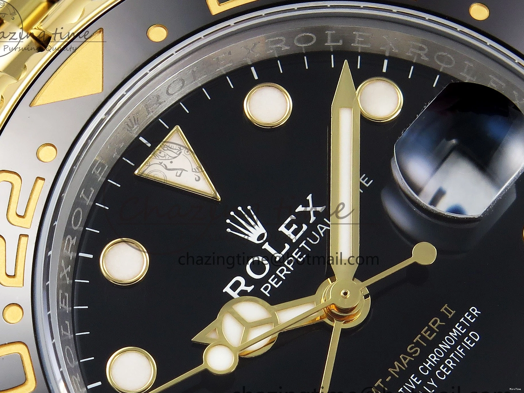 MiroTime 0309 SportInspired GMT-Master II 126713 GRNR ARF 1:1 Best Edition Black Dial on YG SS Jubilee Bracelet VR3285 CHS 1663